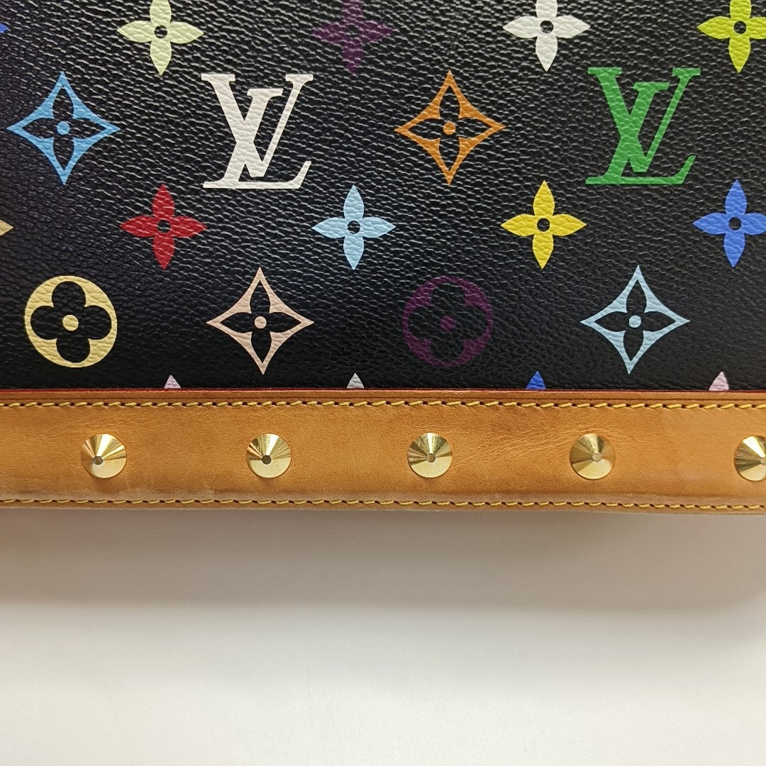 ALMA PM Monogram Coated Canvas Black
