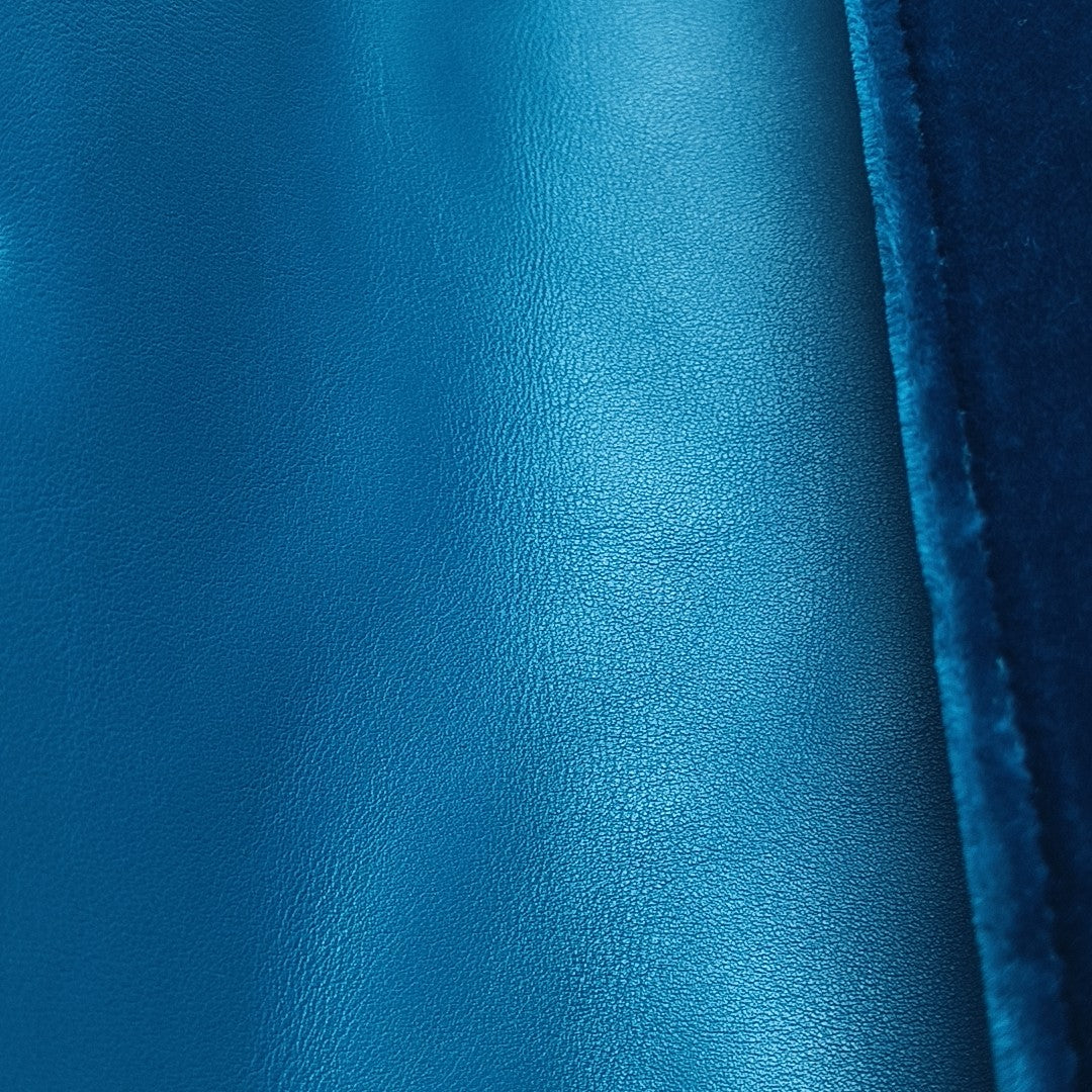 GG Marmont Medium Quilted Velvet Blue