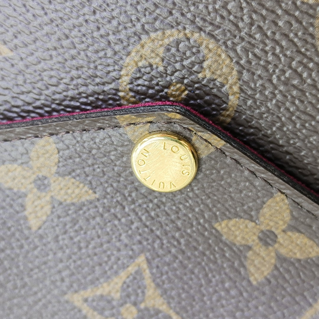 FÉLICIE Monogram Coated Canvas Brown