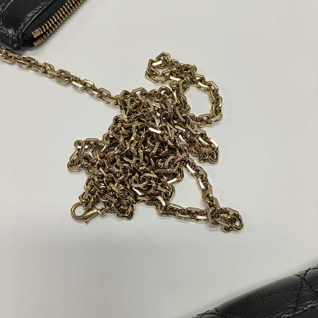 Lady Dior Small Cannage Lambskin Black