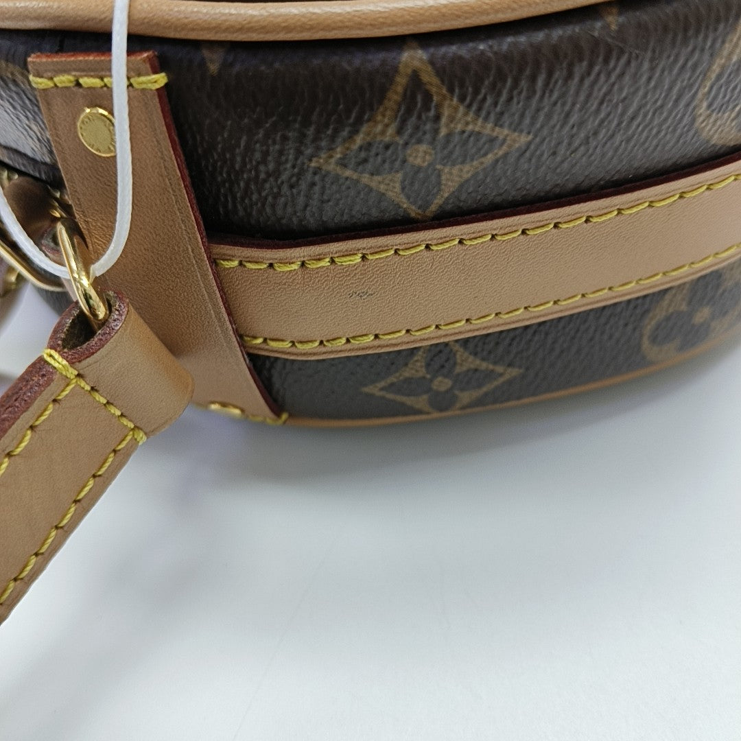 BOITE CHAPEAU PM Monogram Coated Canvas Brown