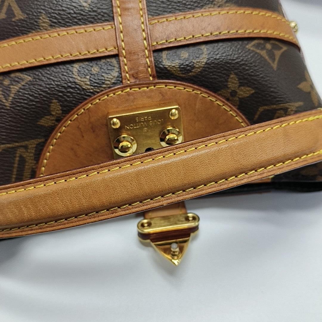 DUFFLE Monogram Coated Canvas Brown