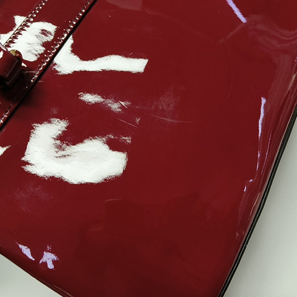 Bright Bit Patent Leather Red