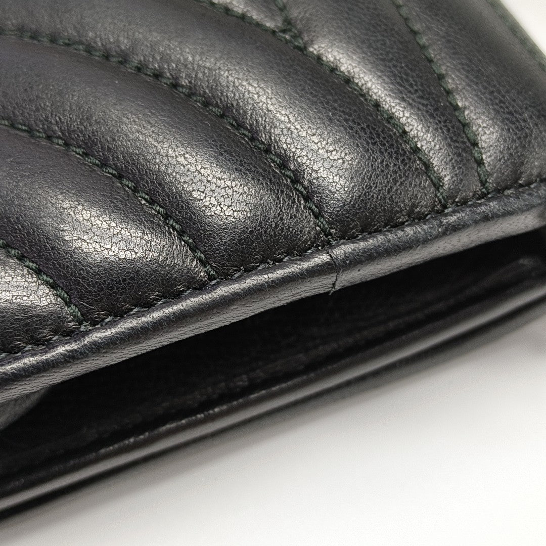 Diagramme Mini Quilted Lambskin Black