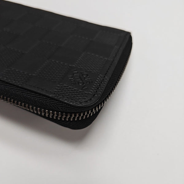 ZIPPY Damier Graphite Calfskin Black Wallet