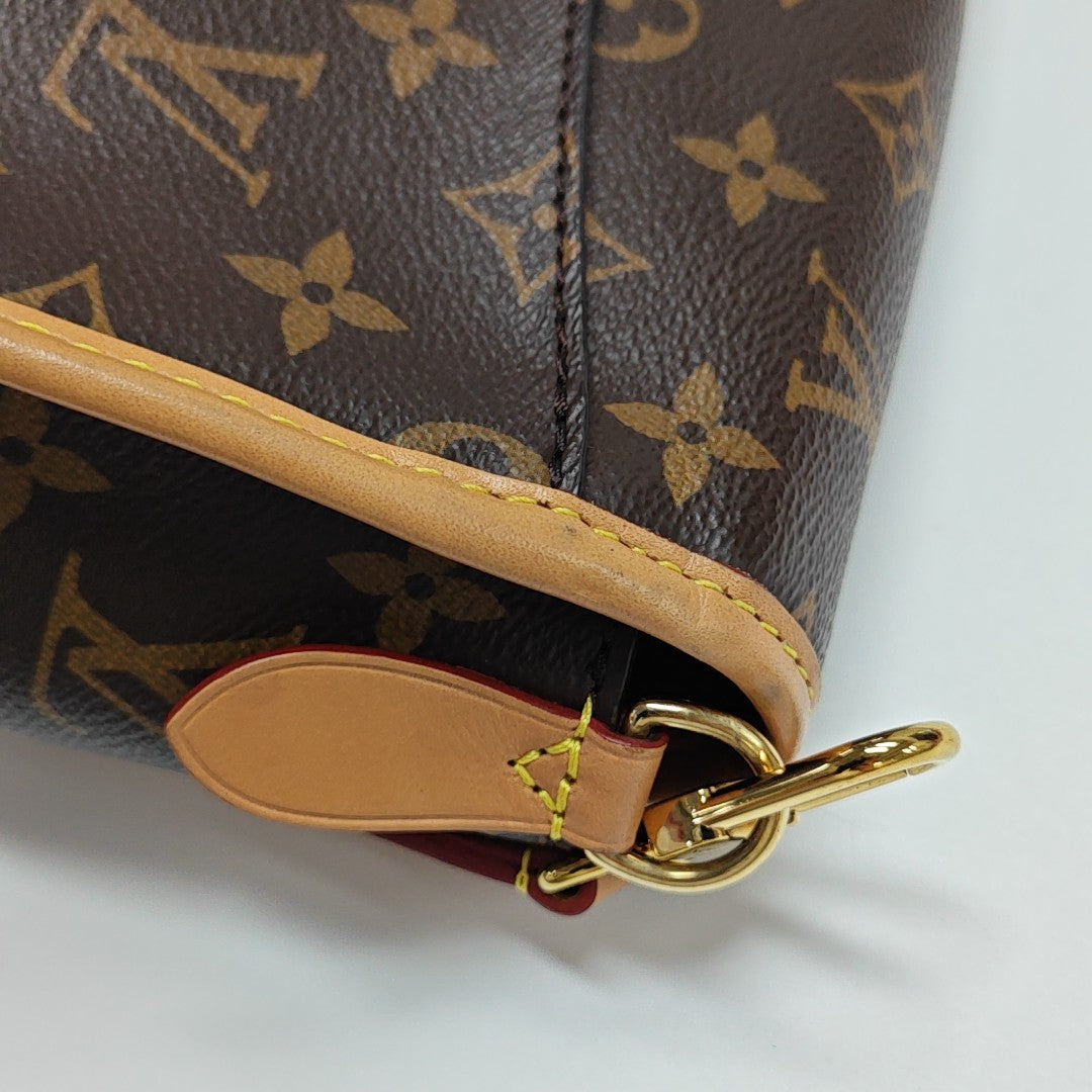DIANE Monogram Coated Canvas Brown