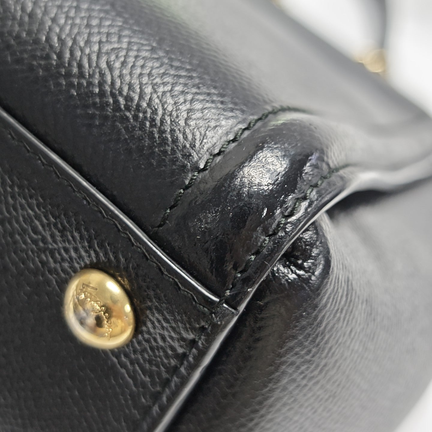 Calfskin Shoulder Bag Medium Black