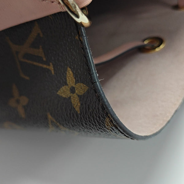 NÉONOÉ MM Monogram Coated Canvas Brown