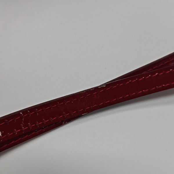 ALMA BB Monogram Patent Leather Red
