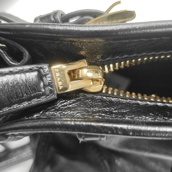 Bonnie Medium Patent Leather Black