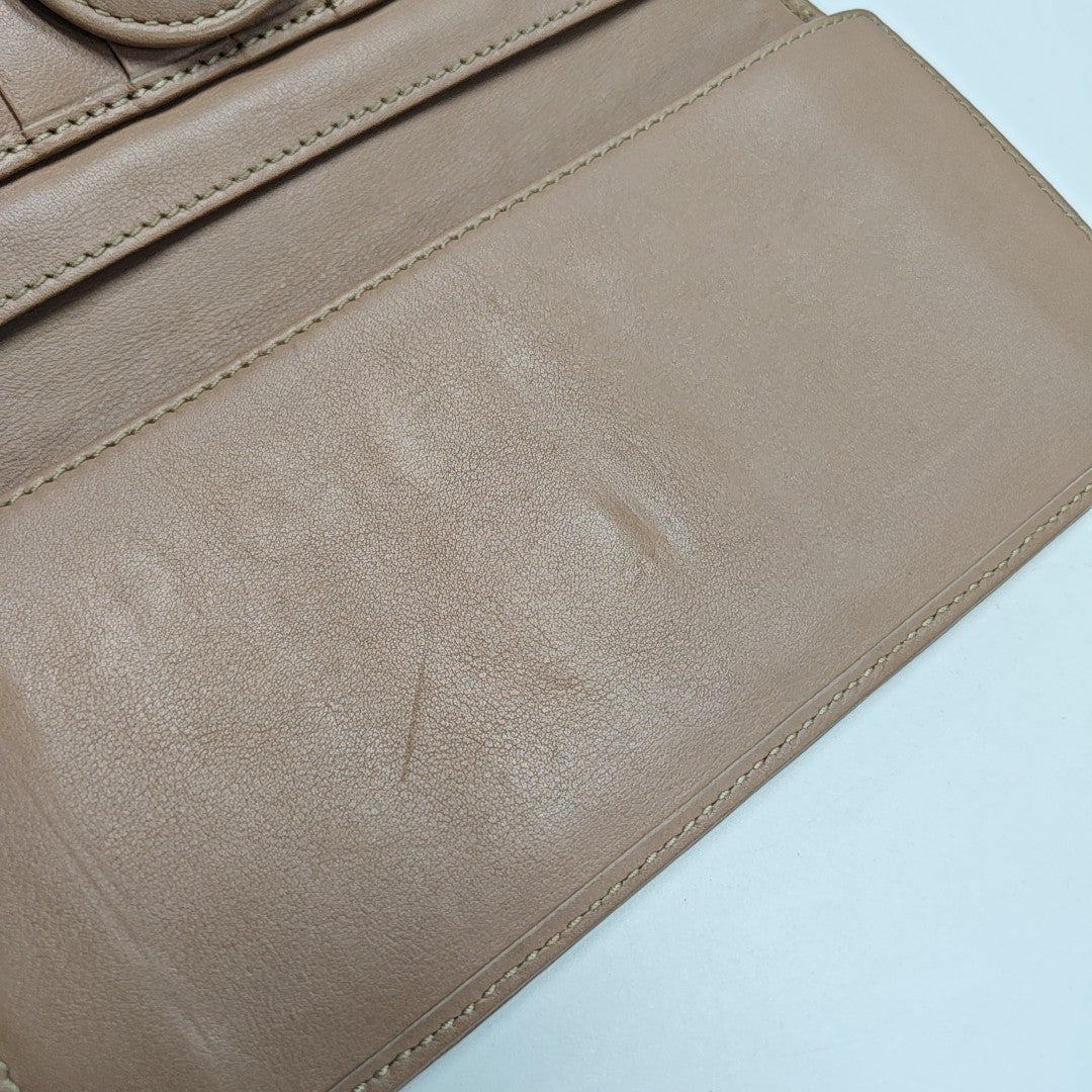 Monogram Calfskin Wallet Pink