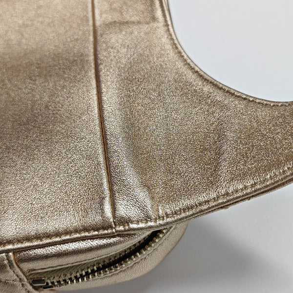 Quilted Lambskin Backpack Beige