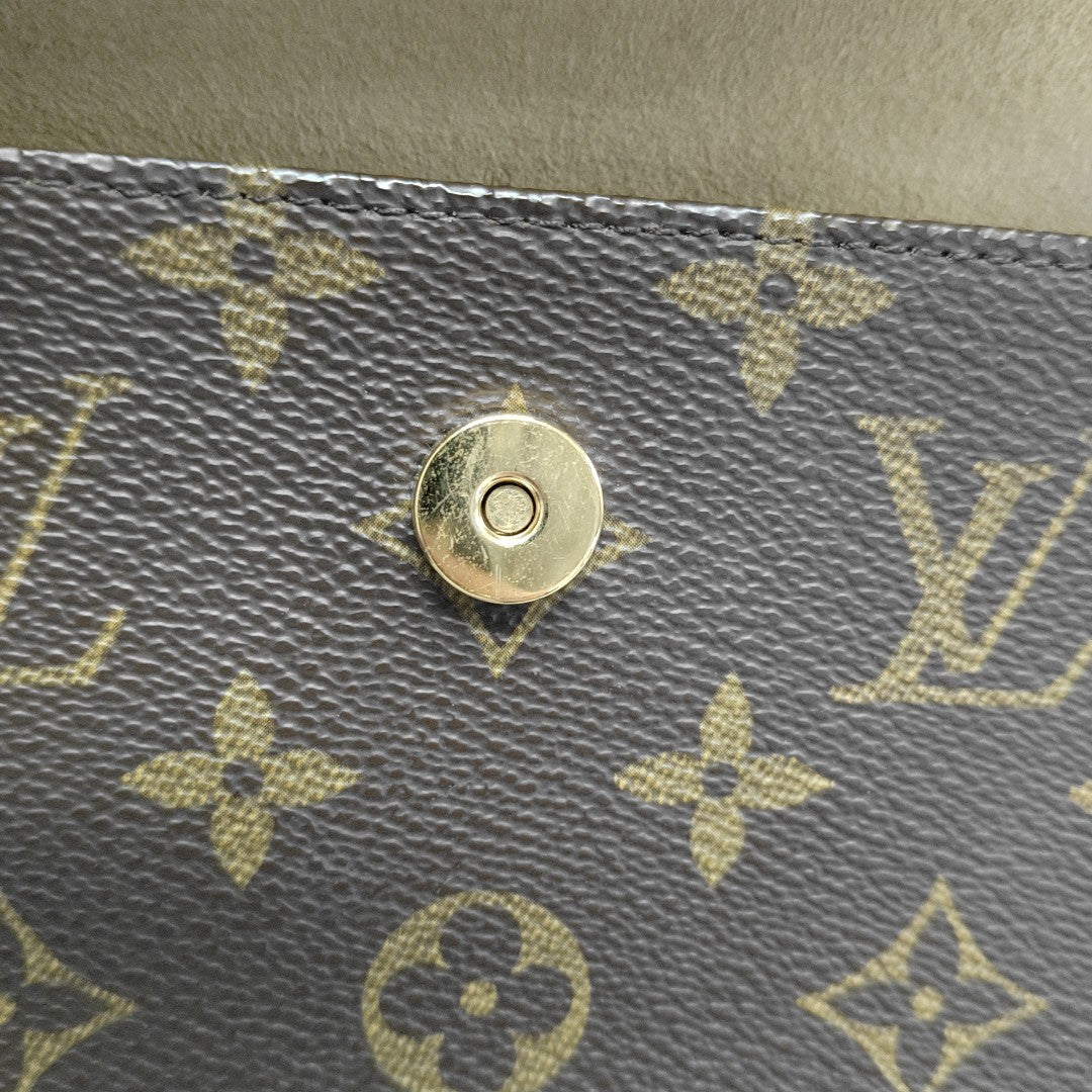 FLORENTINE Monogram Coated Canvas Brown