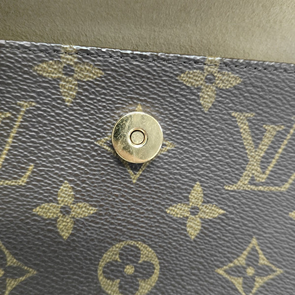 FLORENTINE Monogram Coated Canvas Brown