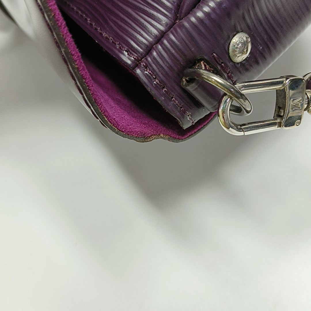 POCHETTE MONTAIGNE Epi Purple