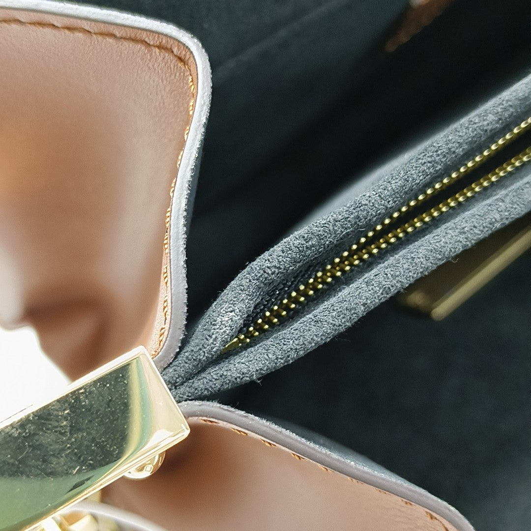 DAUPHINE MM Monogram Coated Canvas Brown