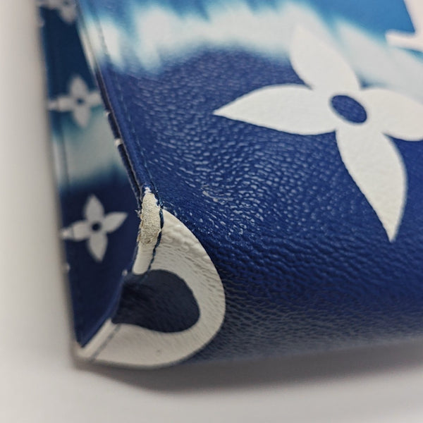 TOILET POCKET 26 Monogram Coated Canvas Blue