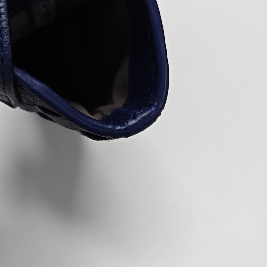 Calfskin Coin Purse Blue