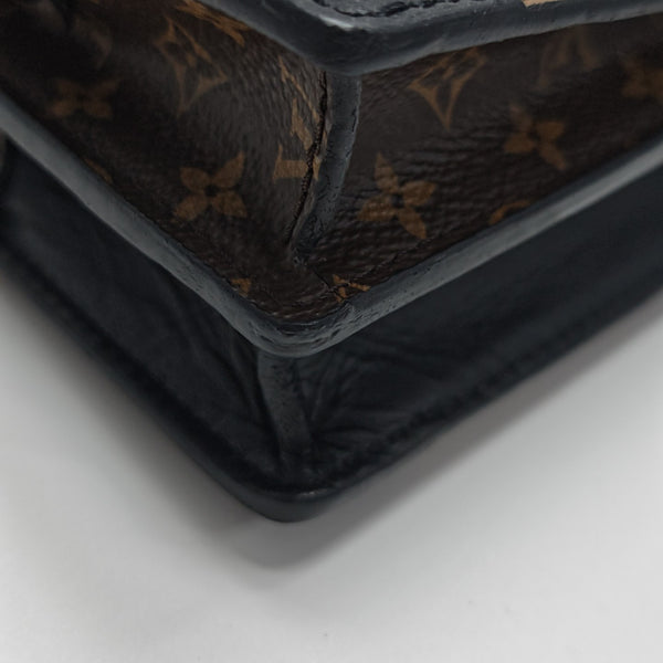 TRUNK Monogram Coated Canvas Brown