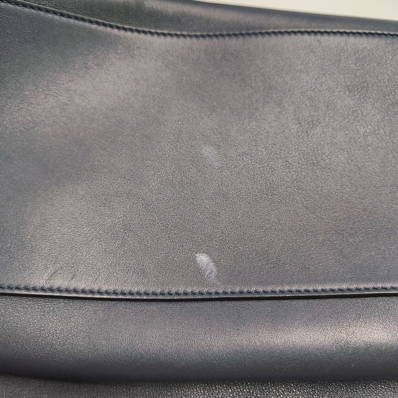 Calfskin Shoulder Bag Blue