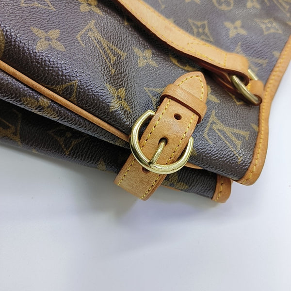 BATIGNOLLES MM Monogram Coated Canvas Brown