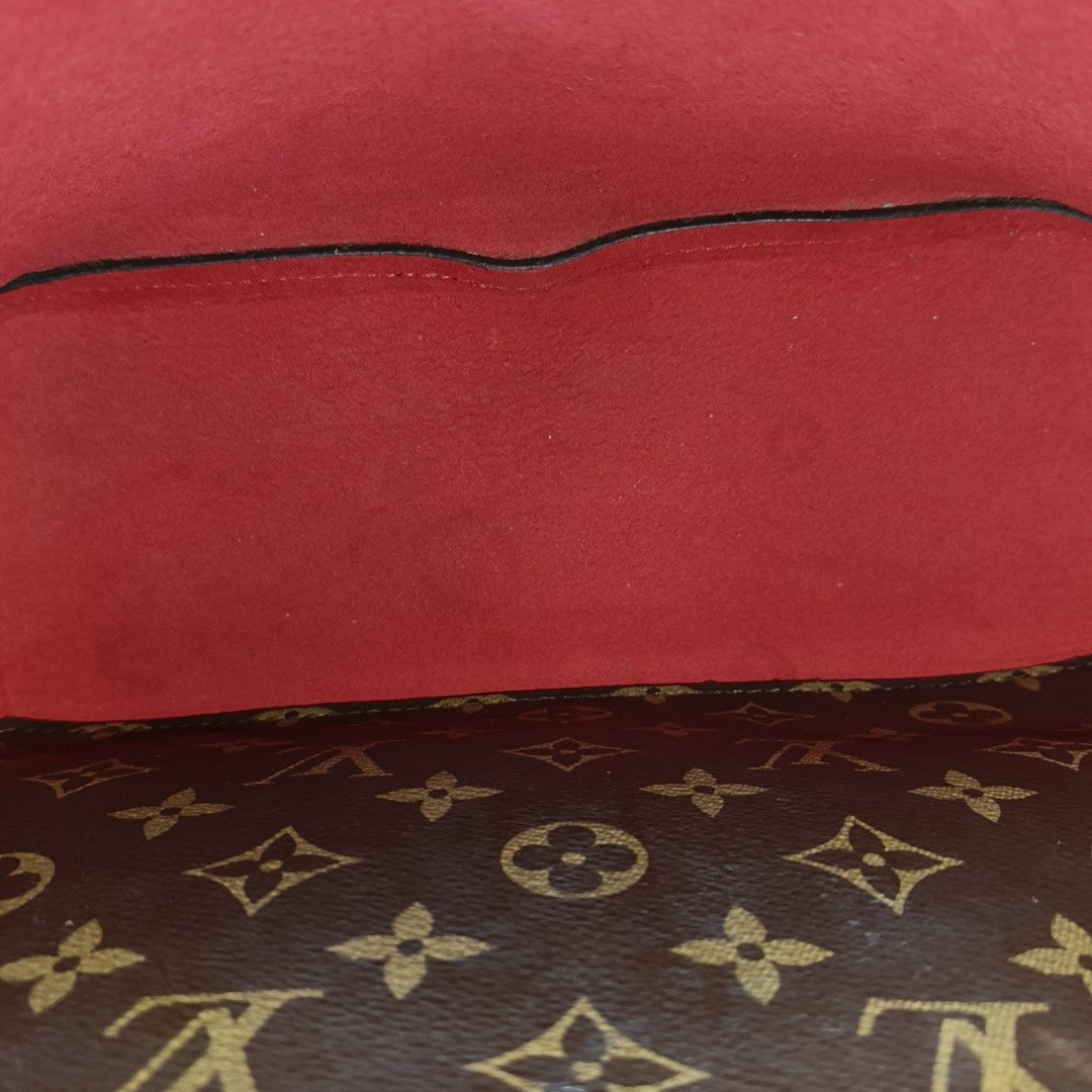 NÉONOÉ MM Monogram Coated Canvas Brown