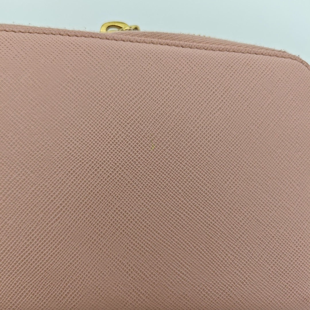 Saffiano Calfskin Wallet Pink