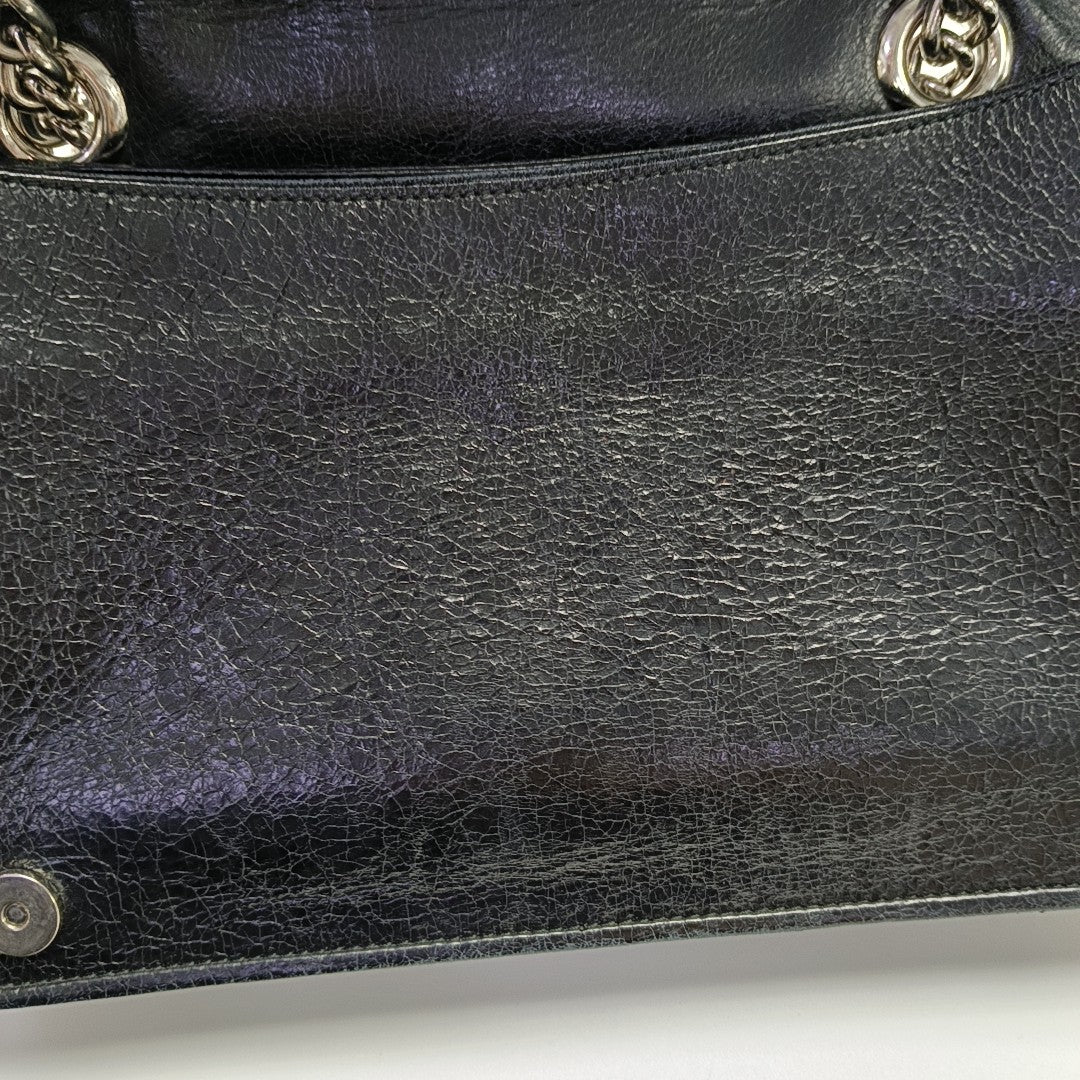 Calfskin Shoulder Bag Black