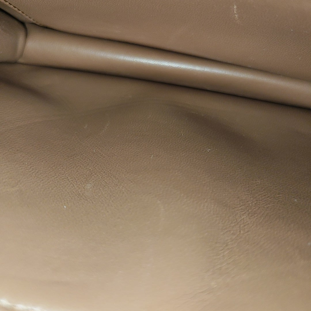 TB Small Calfskin Brown
