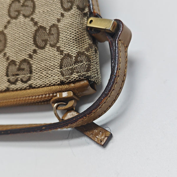 Monogram Canvas Top Handle Bag Beige