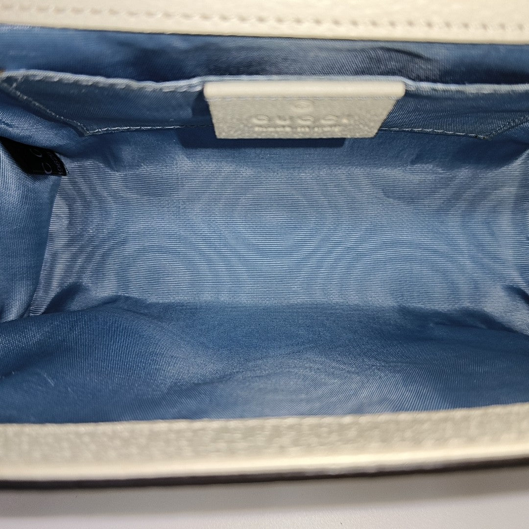 Padlock Small Calfskin White