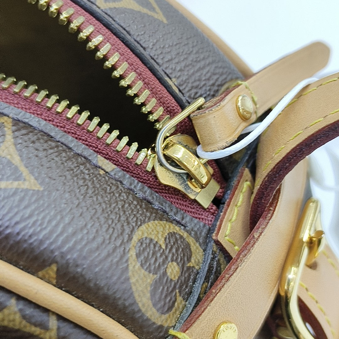 BOITE CHAPEAU PM Monogram Coated Canvas Brown