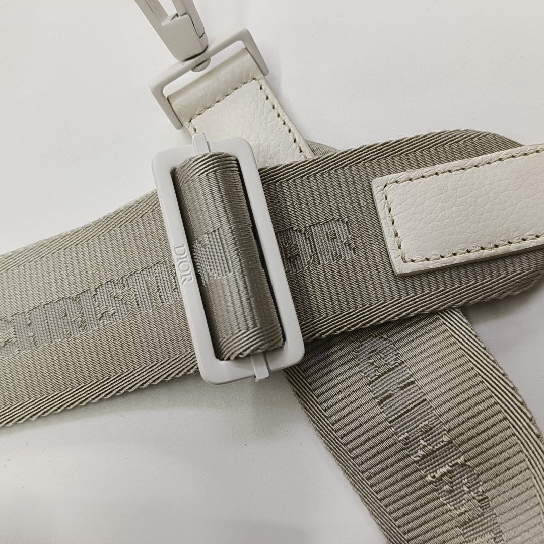 Calfskin Shoulder Bag White