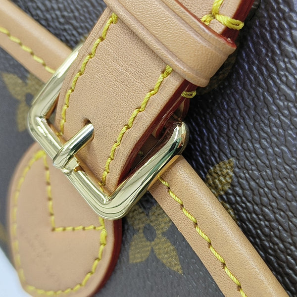 DIANE Nano Monogram Coated Canvas Brown