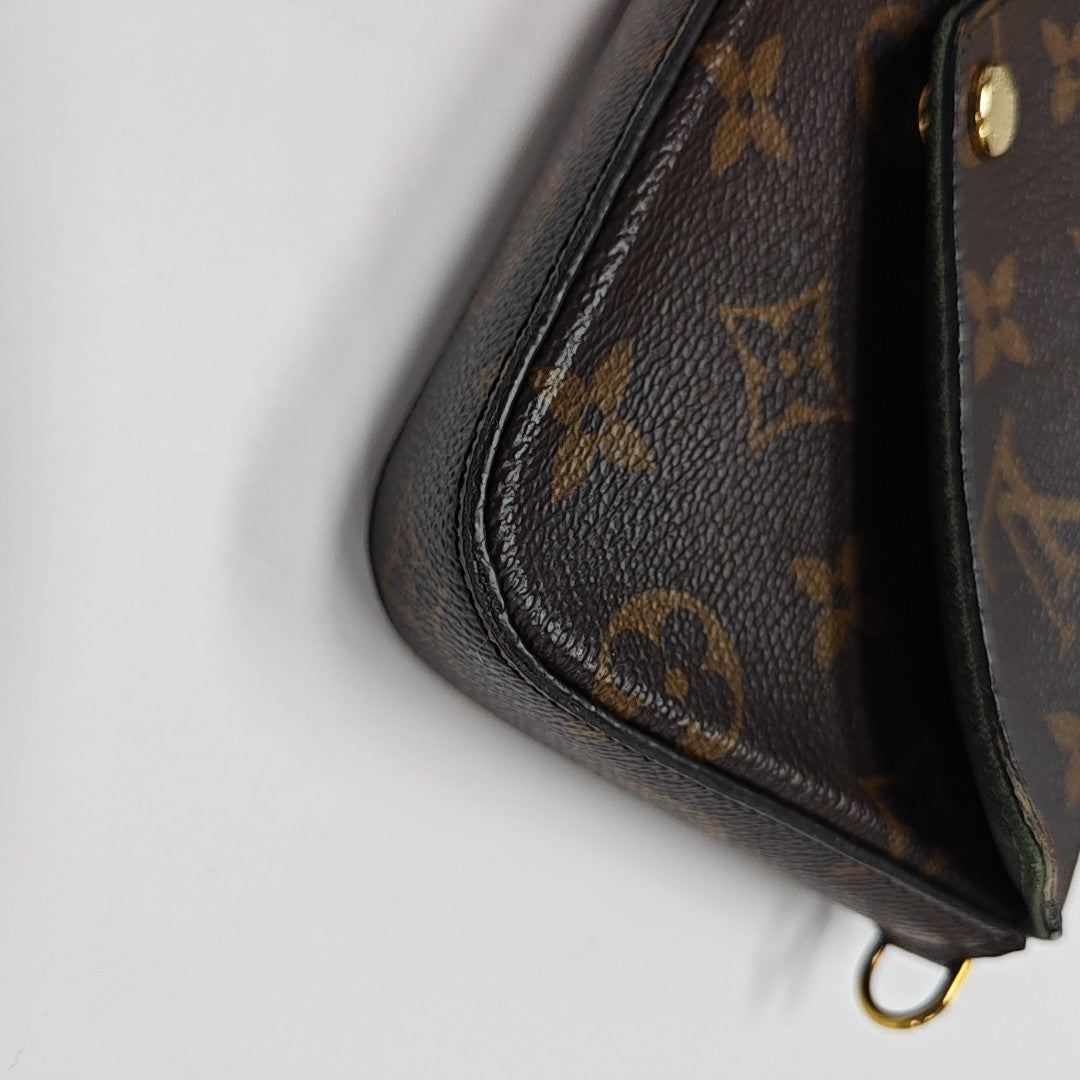FÉLICIE Monogram Coated Canvas Brown