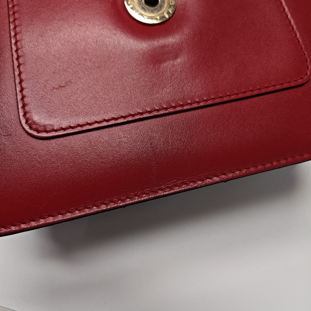 SERPENTI FOREVER Small Quilted Calfskin Red
