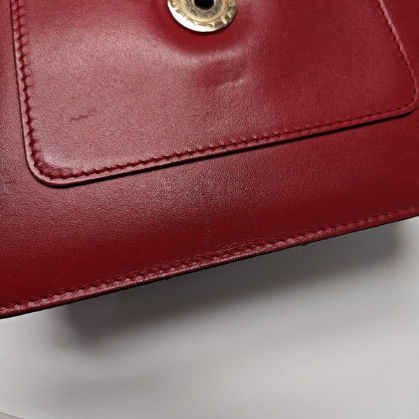 SERPENTI FOREVER Small Quilted Calfskin Red