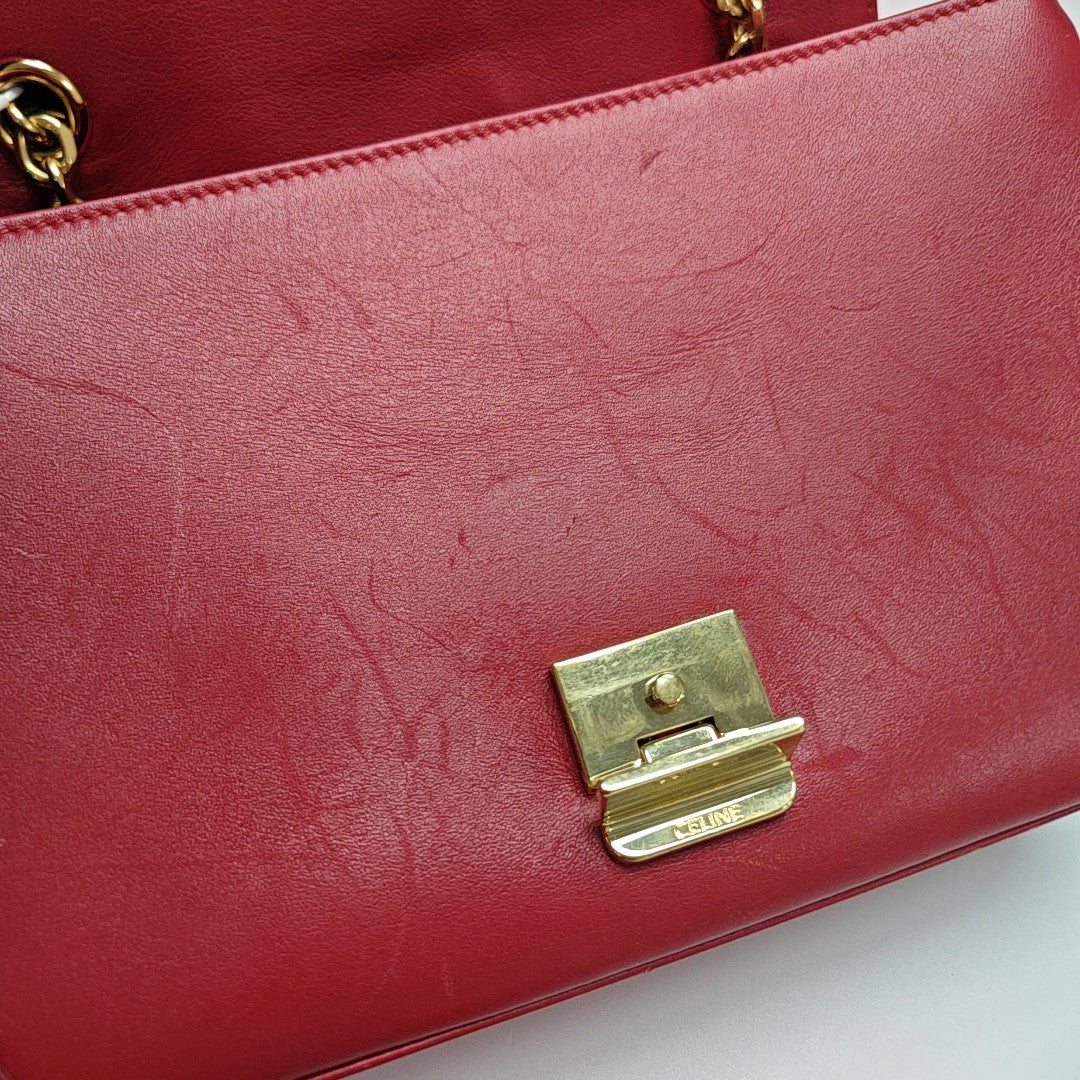 C Medium Calfskin Red