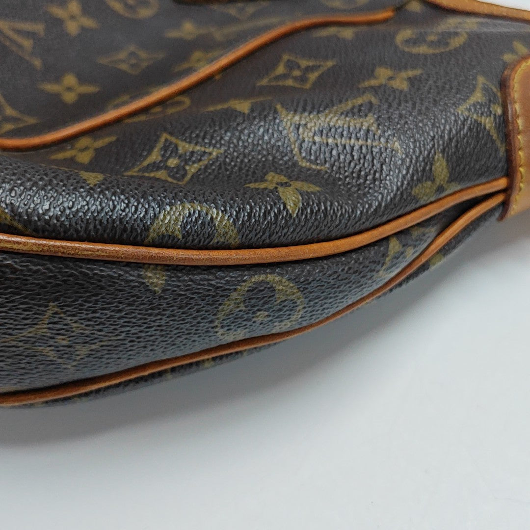 VINTAGE THAMES GM Monogram Coated Canvas Brown