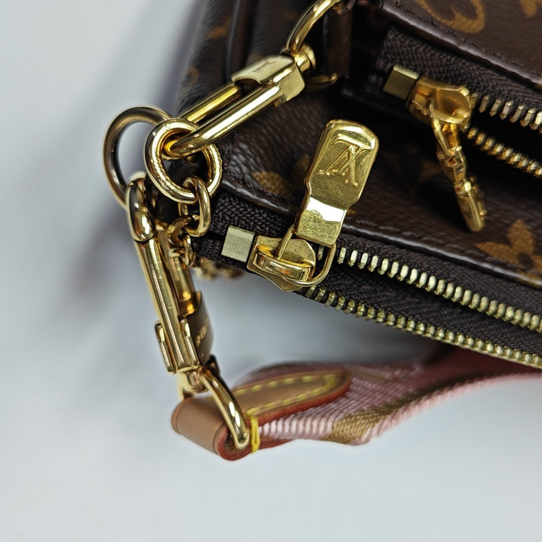 MULTI Monogram Coated Canvas Brown