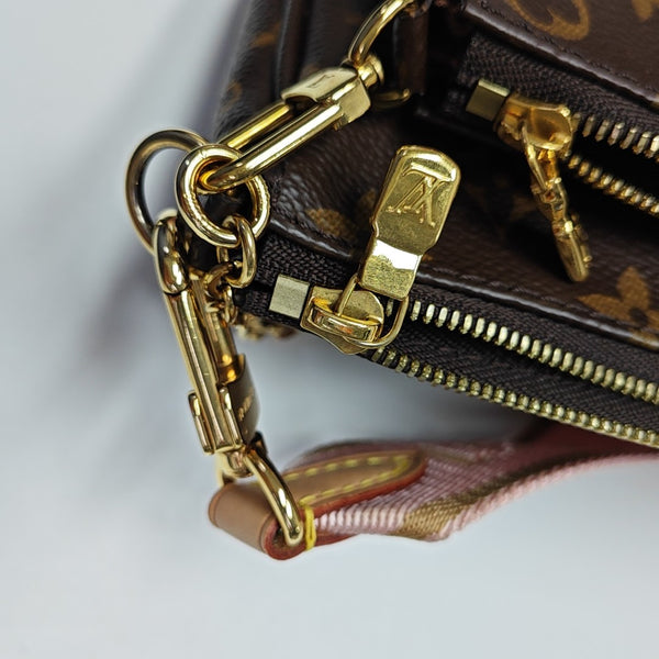 MULTI Monogram Coated Canvas Brown