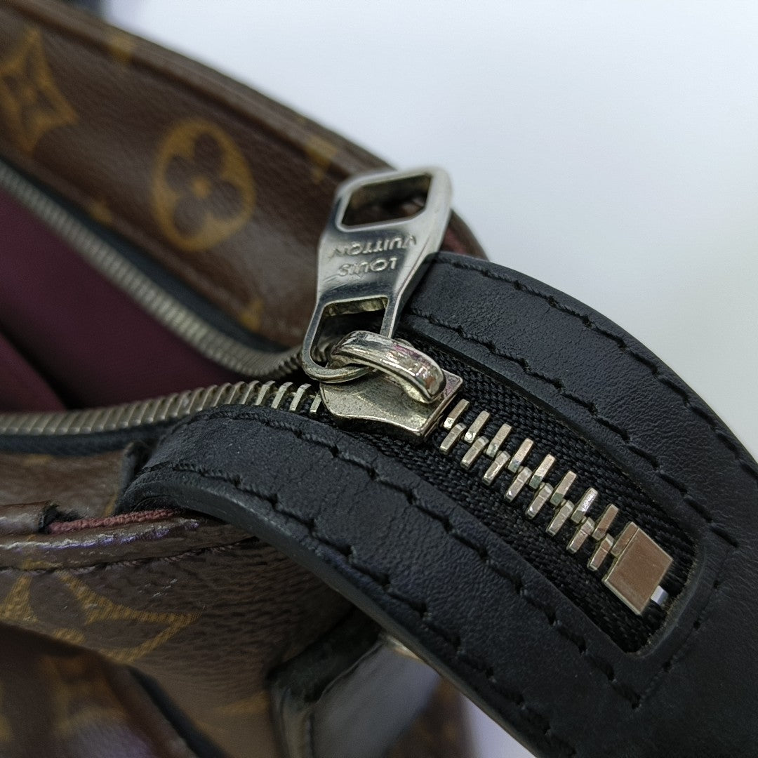 7 DAYS A WEEK Damier Ebene Coated Canvas Brown