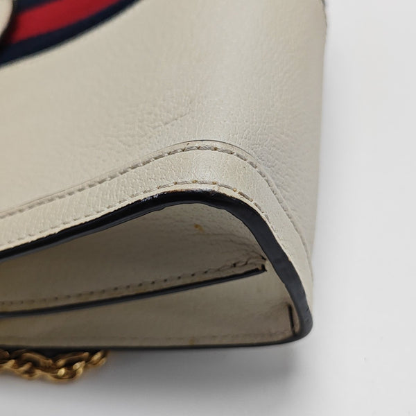Ophidia Small Calfskin White