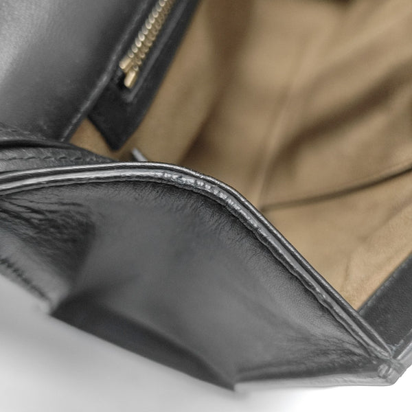 Padlock Medium Calfskin Black