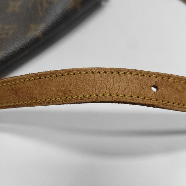 MUSETTE TANGO Monogram Coated Canvas Brown