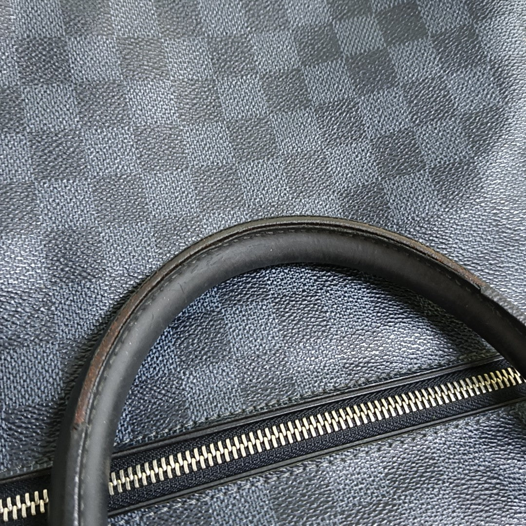 GREENWICH Damier Coated Canvas Blue