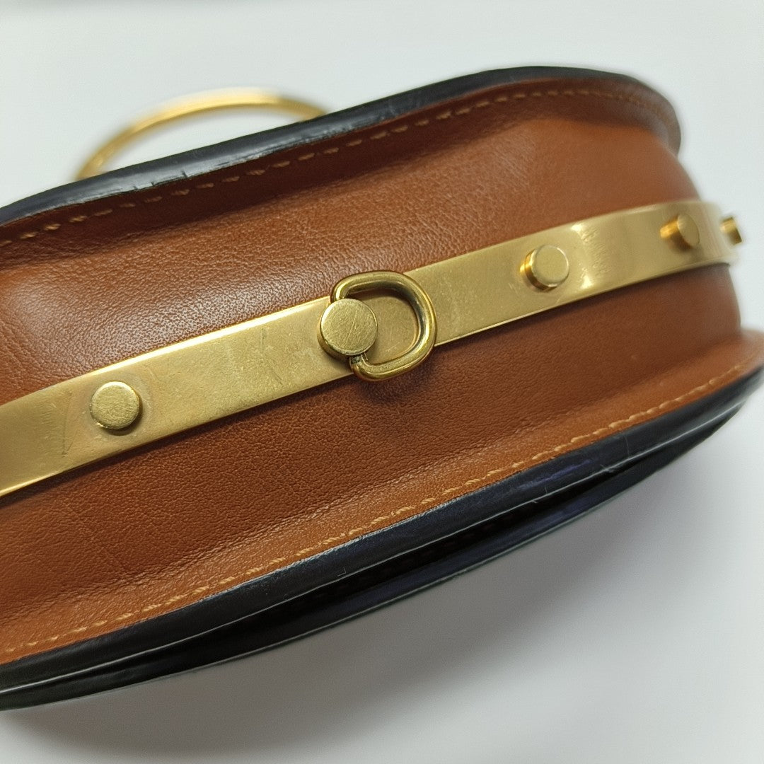 Nile Small Calfskin Brown