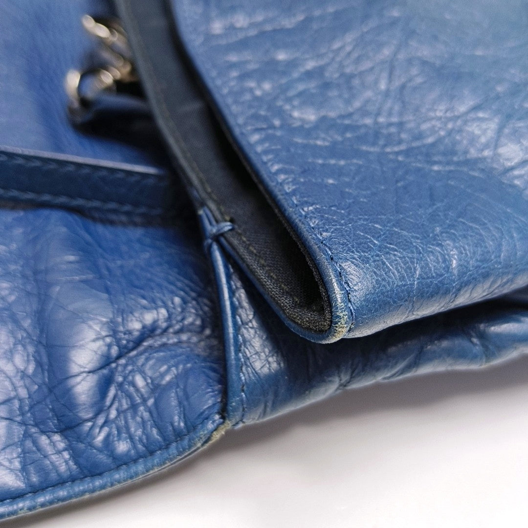 Authenticated pre-owned  Classic City Lambskin Blue - Crossbody Bag at Looply