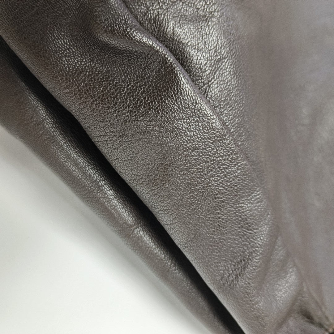 Peekaboo Medium Calfskin Brown