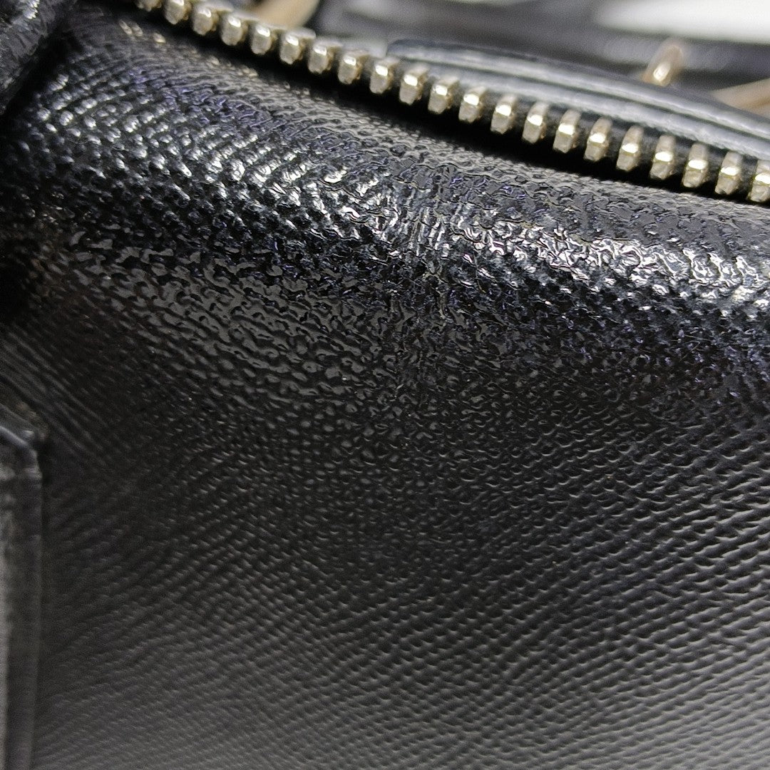 Calfskin Shoulder Bag Medium Black